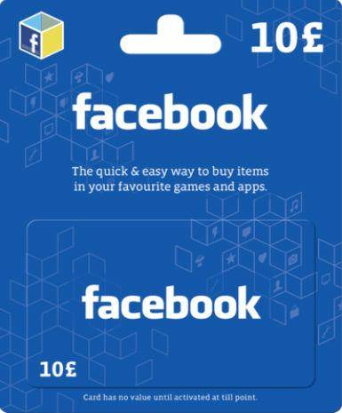 Facebook Card £10