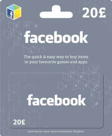 Facebook Card £20