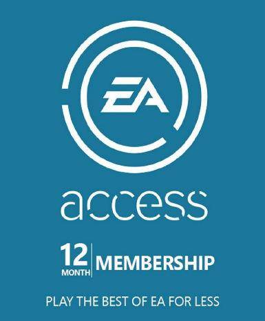 EA Access Pass Code 12 months