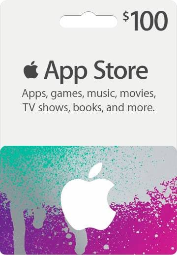 iTunes $100 Gift Card voor de Amerikaanse store