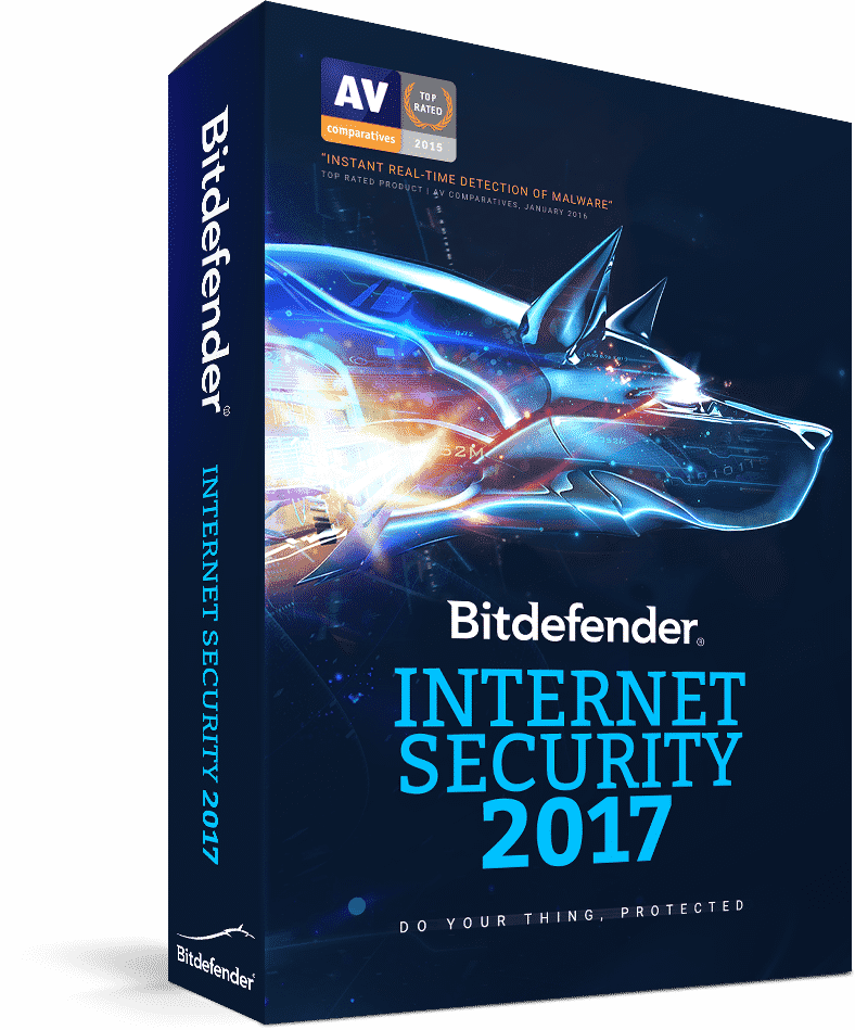 Bitdefender Internet Security 2017 | 3-PC | 1 jaar