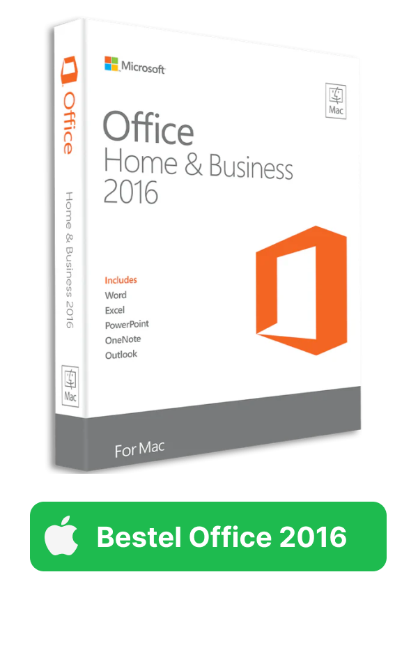 Office 2016 voor Mac kopen