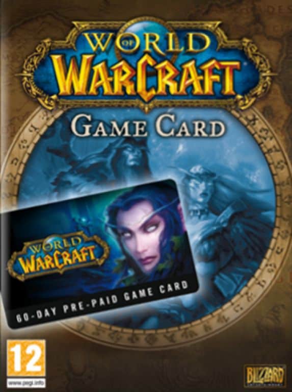 Direct in je mailbox de gamekey voor World of Warcraft 60-day time card